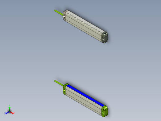 安全_区域传感器H2TLS1210_3D正等轴测缩略图