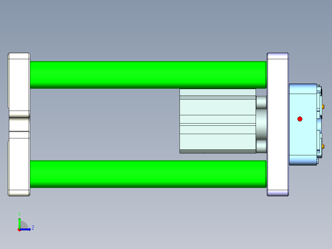 S1-CNC7笔记本CNC工装夹具三维模型-0121左视图