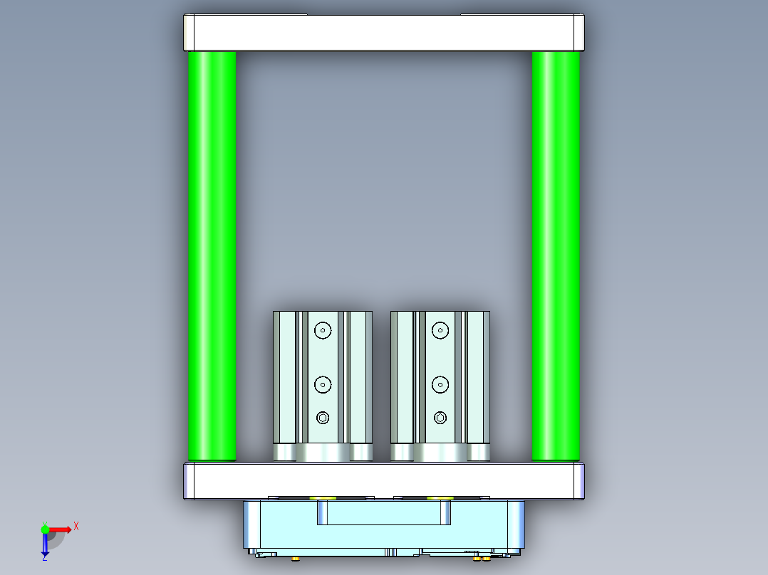 S1-CNC7笔记本CNC工装夹具三维模型-0121俯视图
