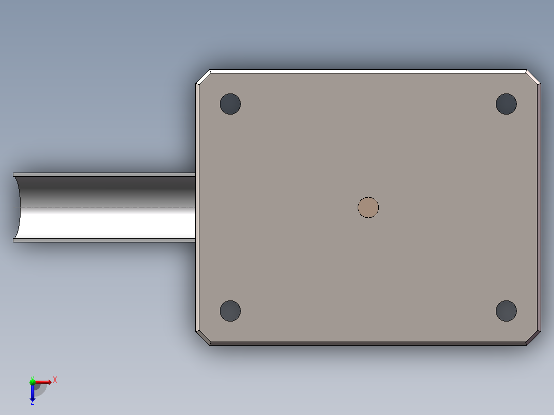 Y32-100T液压机sw16可编辑俯视图