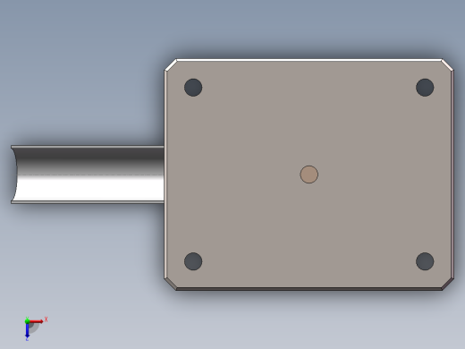 Y32-100T液压机sw16可编辑俯视缩略图