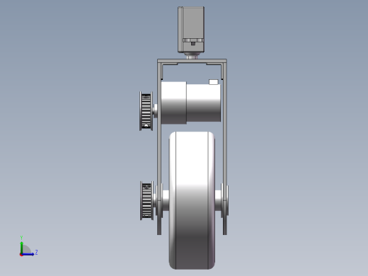 舵轮三维图左视缩略图