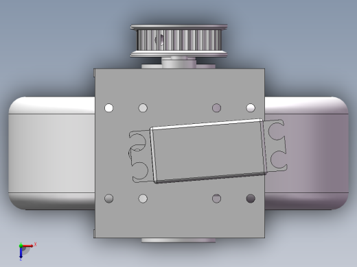 舵轮三维图俯视缩略图
