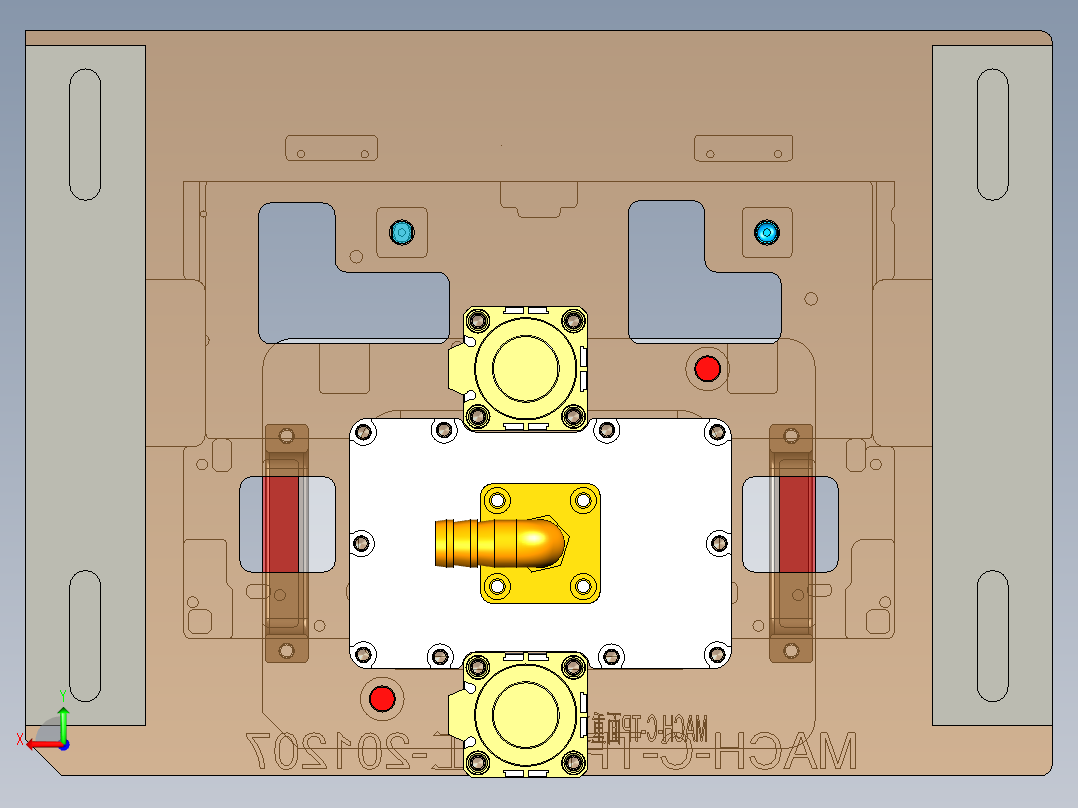 MACH-C笔记本CNC工装夹具三维模型-TP高度重工-201207后视图