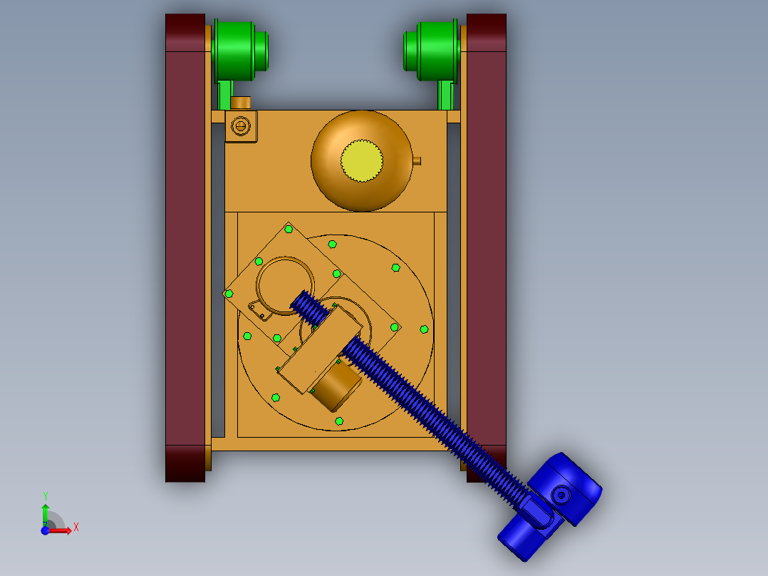 高压水切机前视图