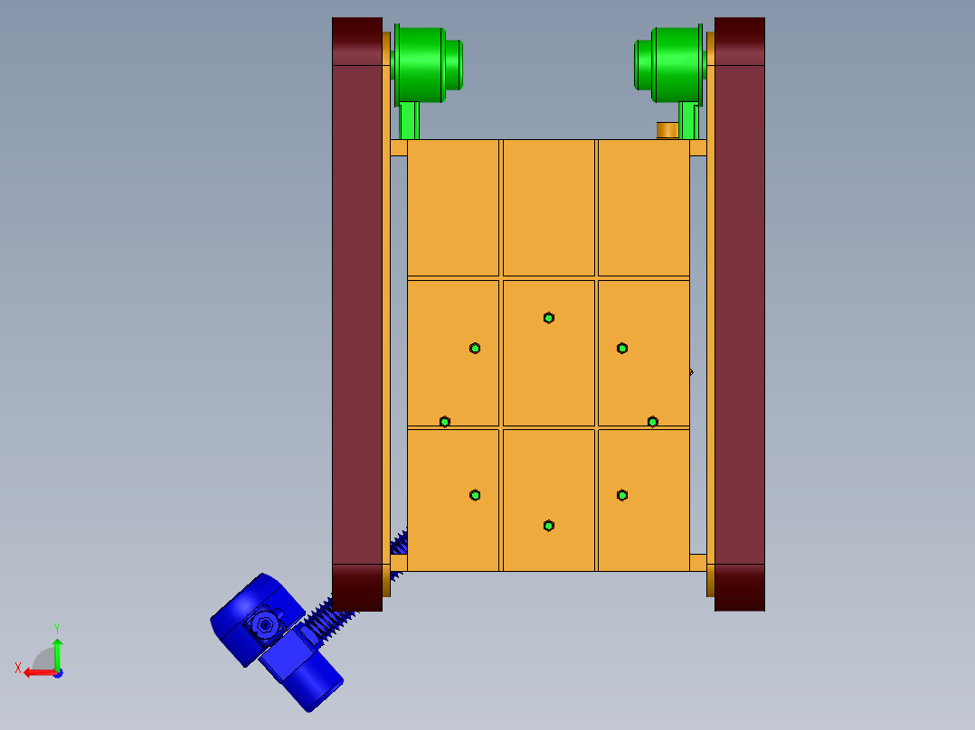 高压水切机后视图