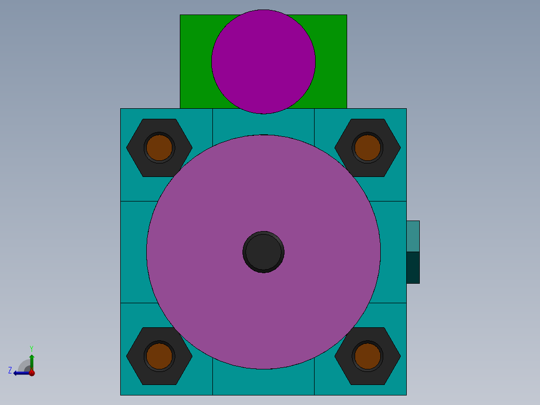 A0002558-特殊气缸右视图