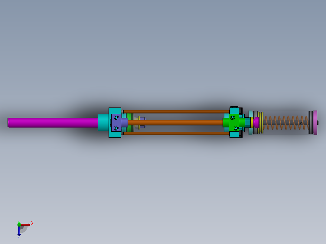 A0002558-特殊气缸俯视图