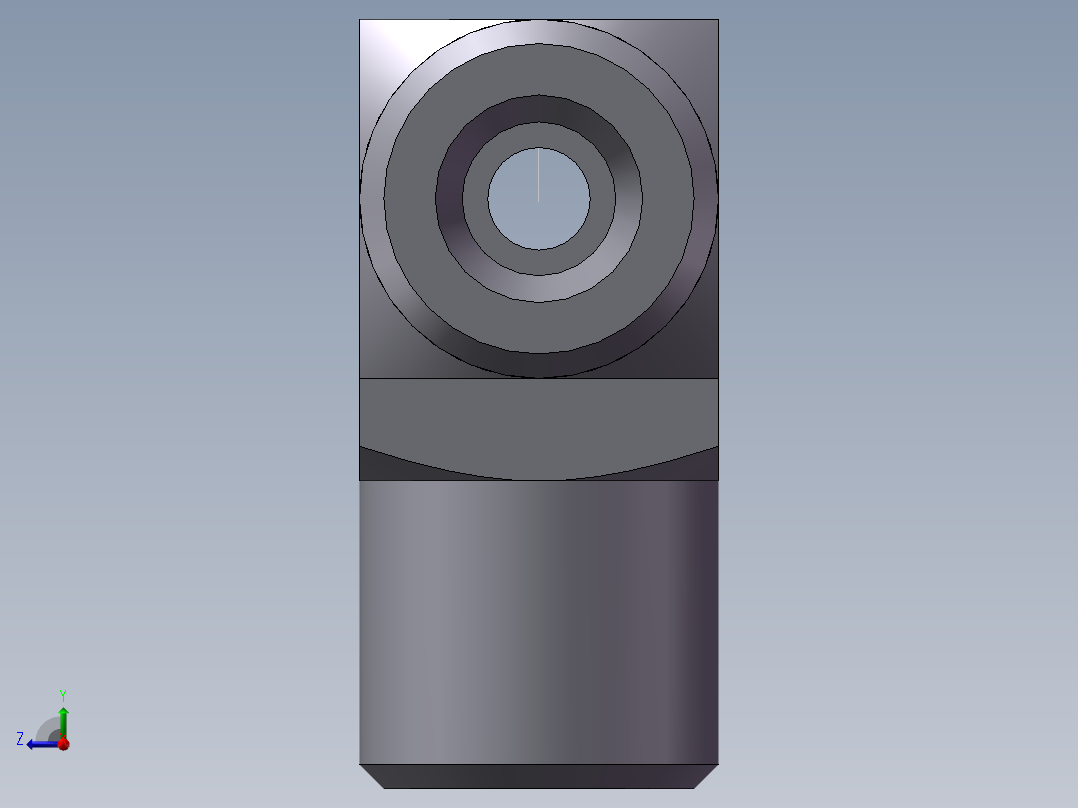 AC+AD 三通接头 T、AD-14右视图