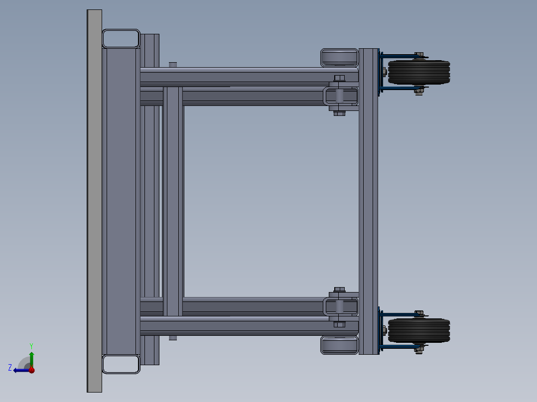 剪叉式升降机 、升降机(83)右视图