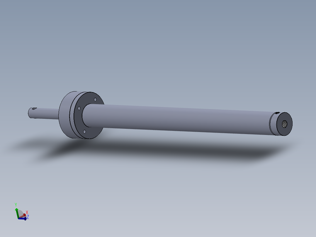 焊接型液压缸（带前端安装法兰） 80x45x1000 mm