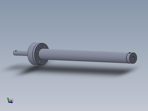 焊接型液压缸（带前端安装法兰） 80x45x1000 mm