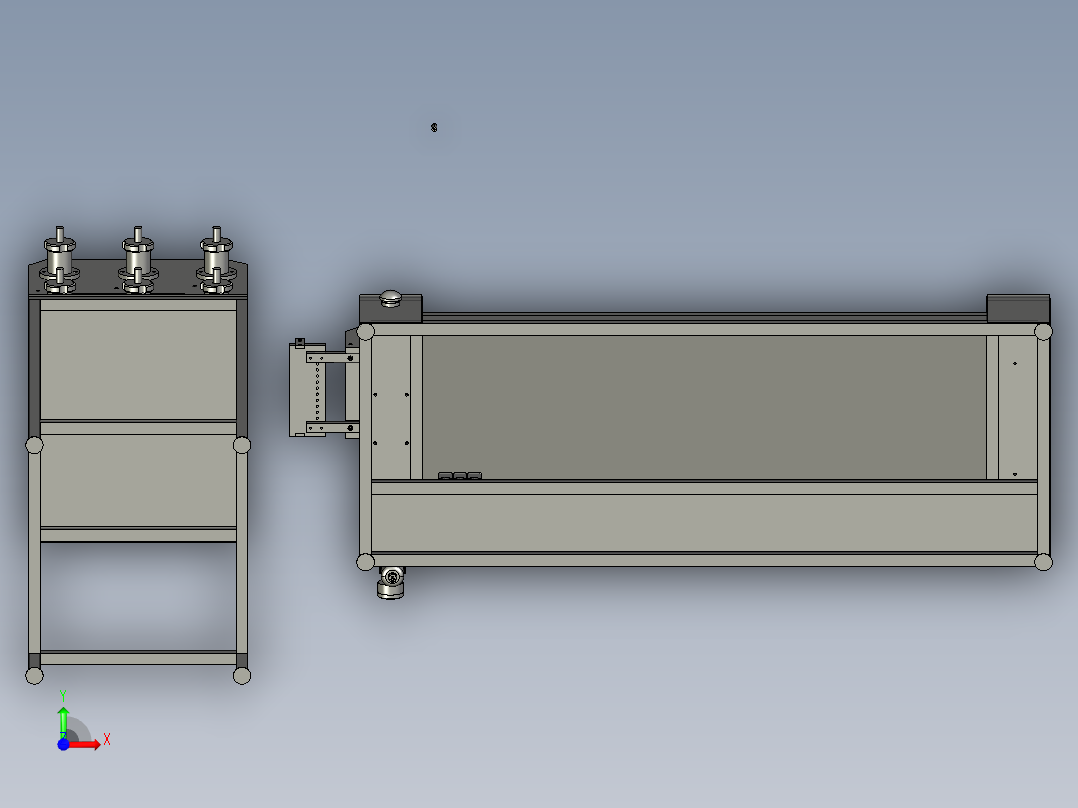 B2004265-绳切割机泡沫切割机前视图