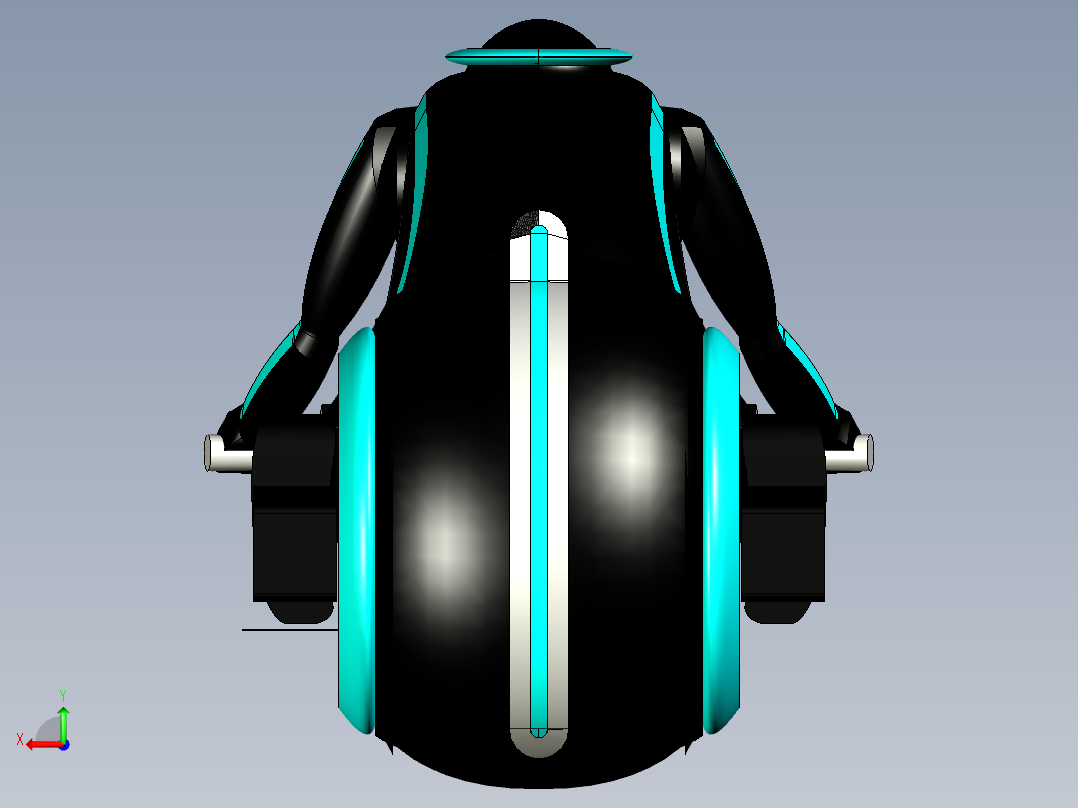 B3004580-TRON 光剑摩托车后视图