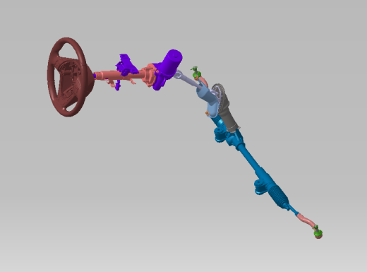 齿条式电动助力转向系统611723缩略图