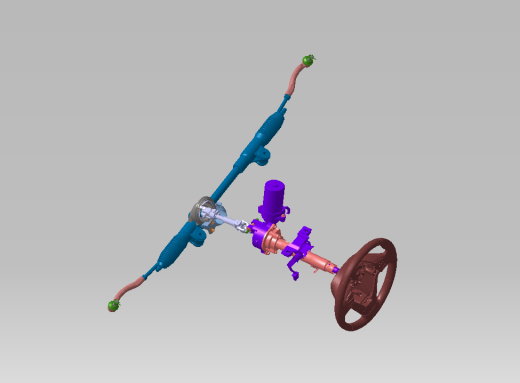 齿条式电动助力转向系统611723缩略图