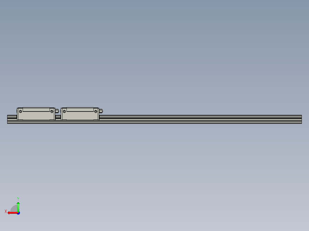 滑轨EGH15CAEL450后视图