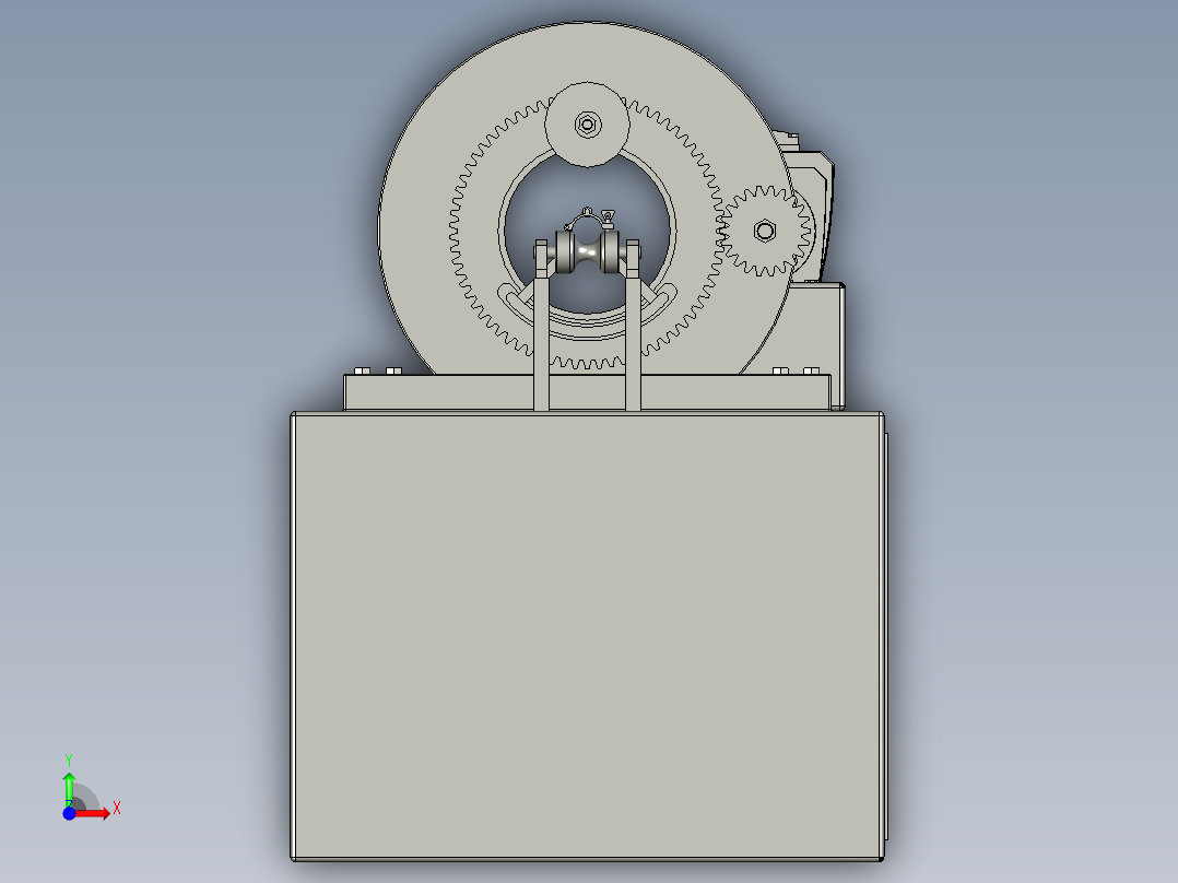 管材盘转封装设备前视图