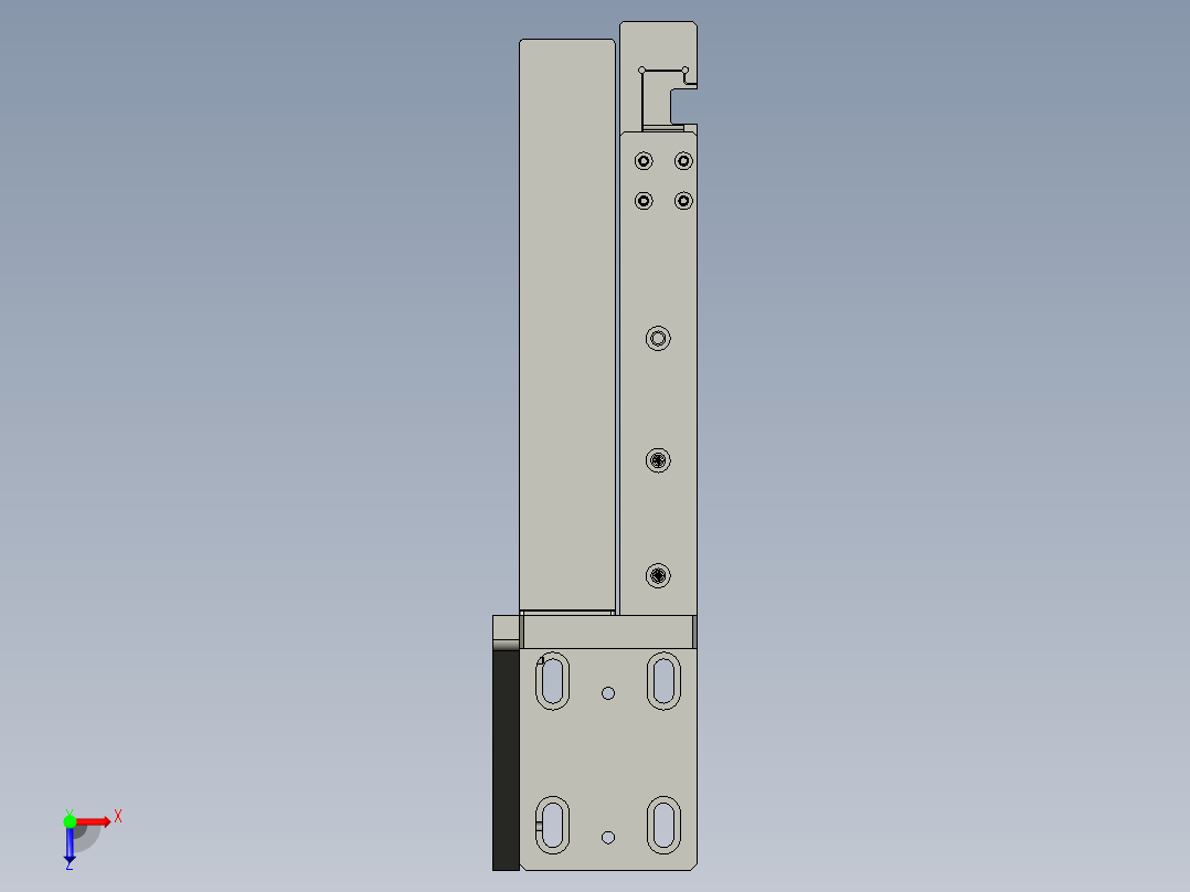 缠绕膜流道组件俯视图