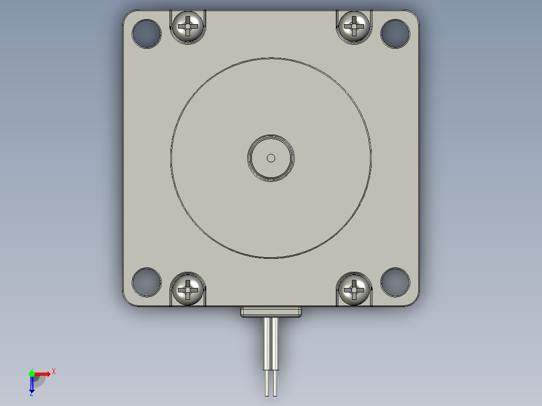 Nema23StepperMotorlength41mm俯视图