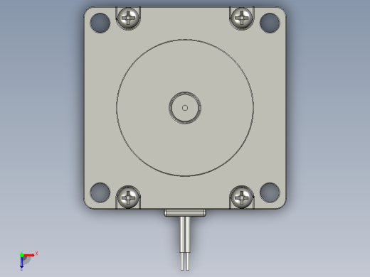 Nema23StepperMotorlength41mm俯视缩略图