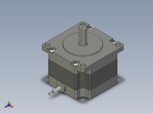 Nema23StepperMotorlength41mm正等轴测缩略图