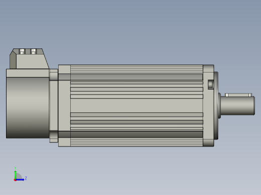 60-90系列伺服电机左视缩略图