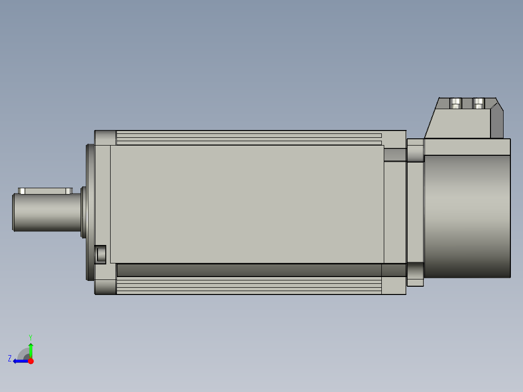 60-90系列伺服电机右视图