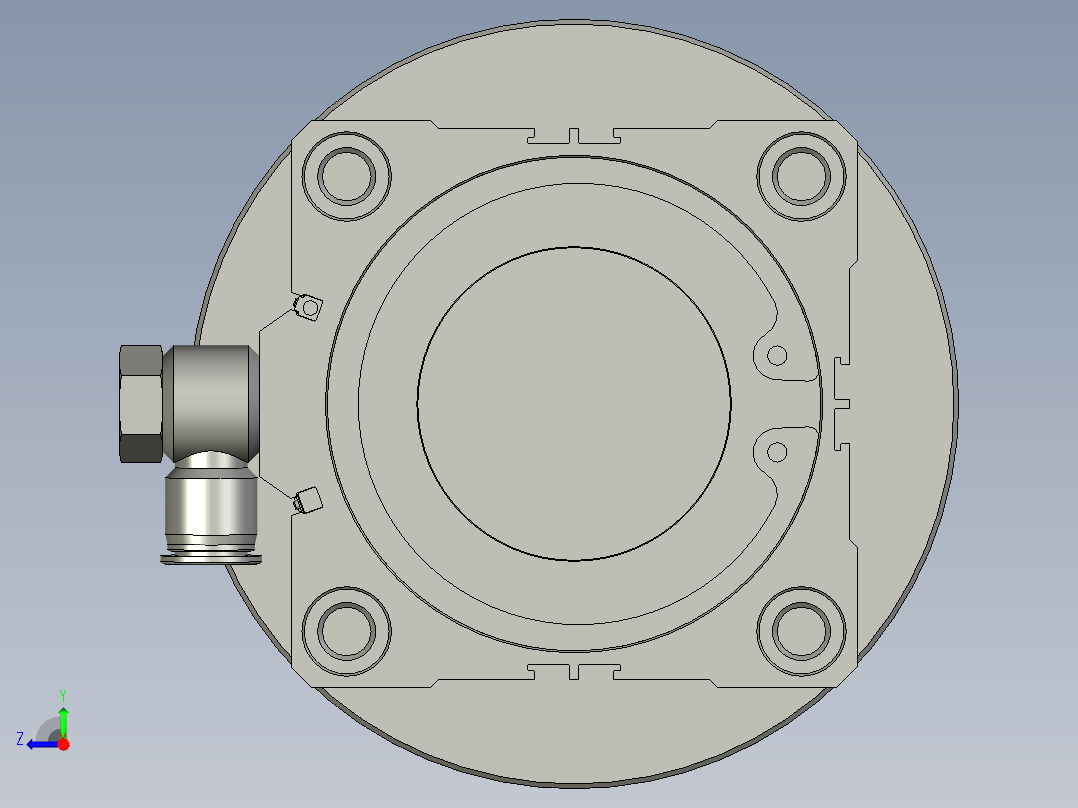 82-318102长套管夹紧组件1v20v4051右视图
