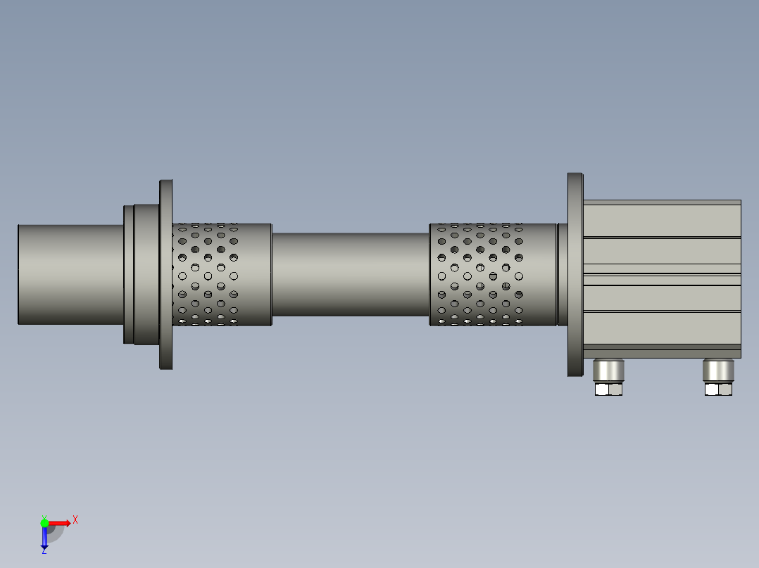 82-318102长套管夹紧组件1v20v4051俯视图