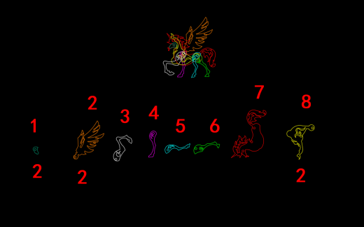 独角兽-拼装激光工艺品缩略图
