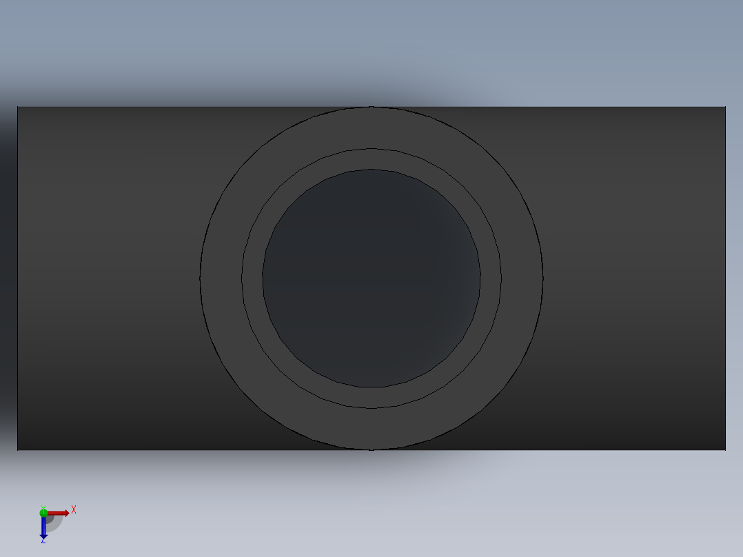 Cross DN20 PN10 U-PVC俯视图