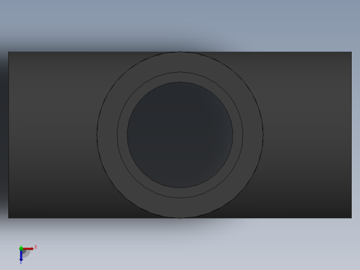 Cross DN20 PN10 U-PVC俯视缩略图