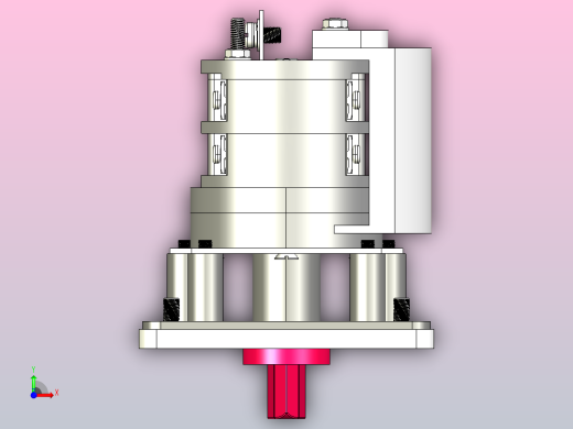 HZ12-40_06组合开关三维模型202101前视缩略图
