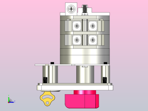 HZ12-40_06组合开关三维模型202101左视缩略图