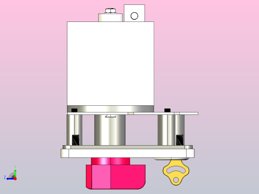 HZ12-40_06组合开关三维模型202101右视图