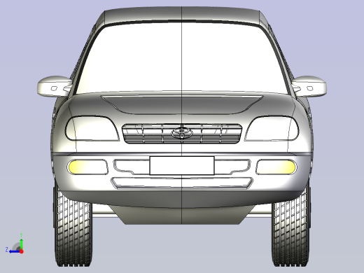 丰田车外形右视缩略图