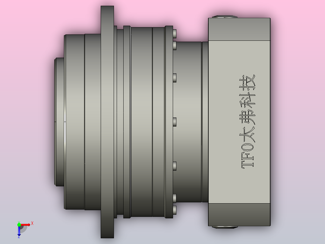 AD110-L1-S3-P2电机减速机俯视图