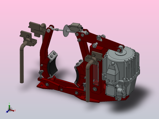 YW、YWB系列电力液压鼓式制动器YW160-220-ⅡB-WC.RL.WC