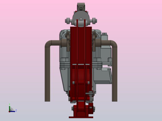 YW、YWB系列电力液压鼓式制动器YW160-220-ⅡB-WC.RL.WC左视缩略图