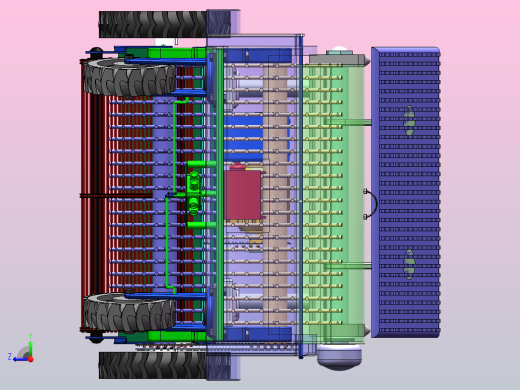 草坪垃圾自动清理回收机右视缩略图