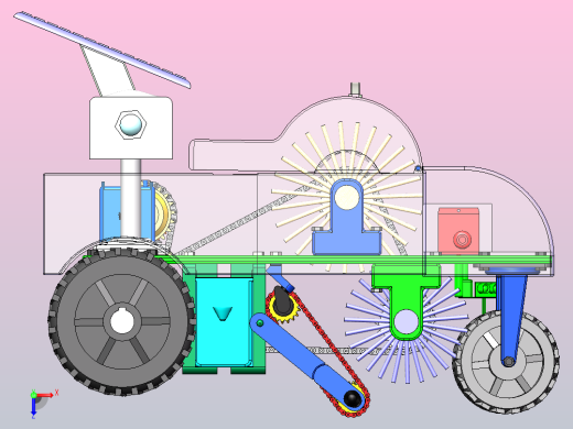 草坪垃圾自动清理回收机俯视缩略图
