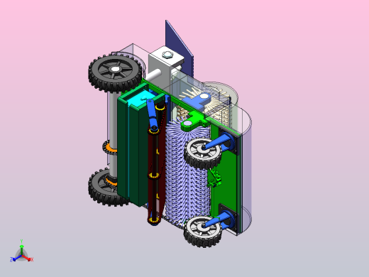 草坪垃圾自动清理回收机正等轴测缩略图