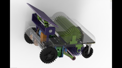 草坪垃圾自动清理回收机缩略图