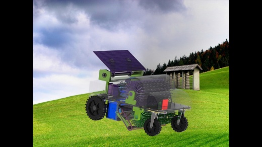 草坪垃圾自动清理回收机缩略图