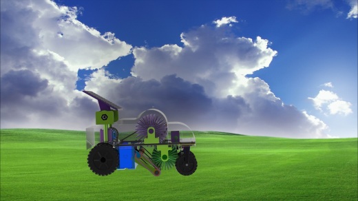 草坪垃圾自动清理回收机缩略图