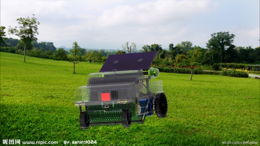 草坪垃圾自动清理回收机缩略图