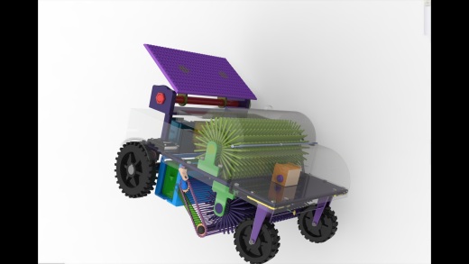 草坪垃圾自动清理回收机缩略图