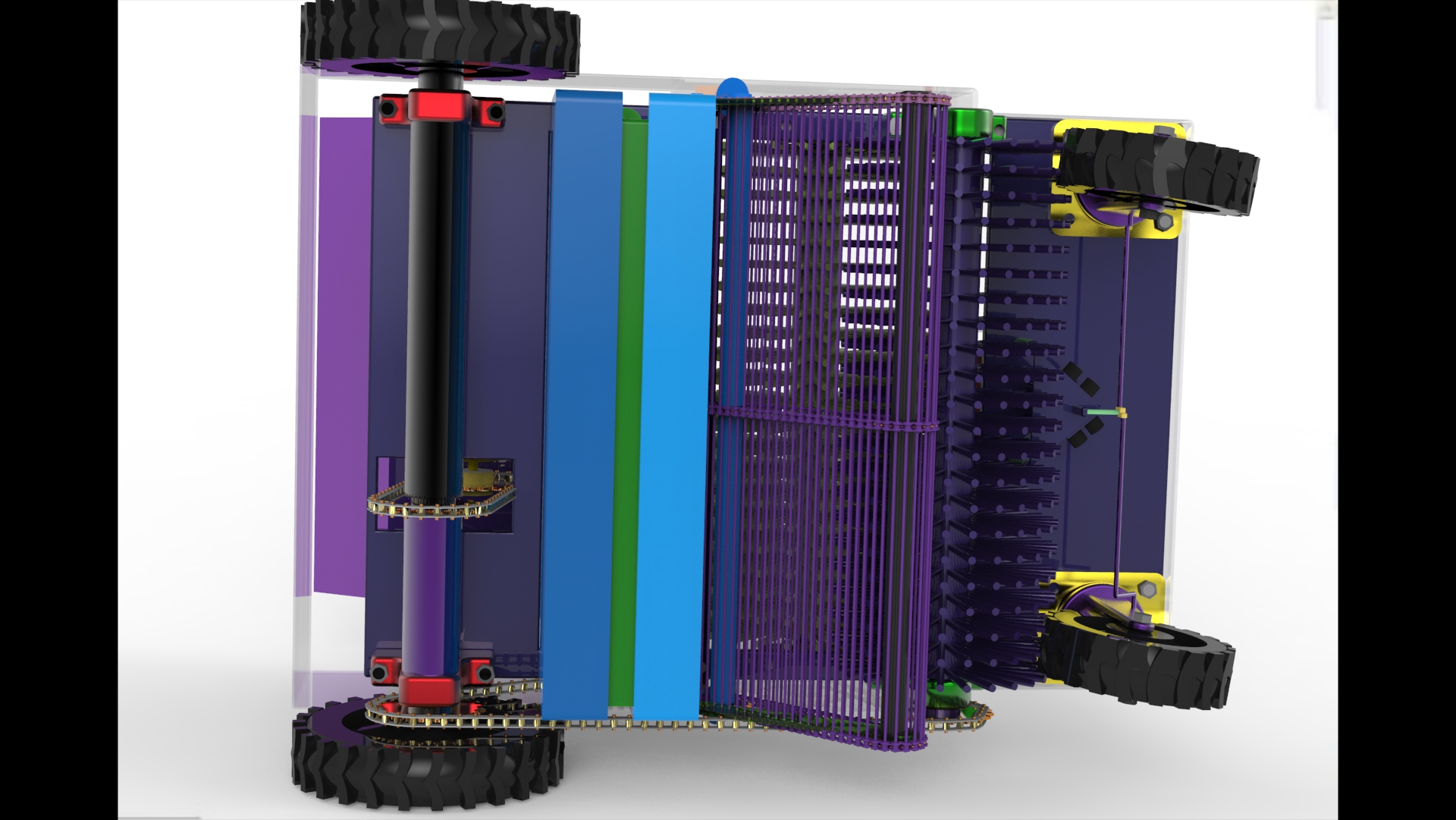 草坪垃圾自动清理回收机