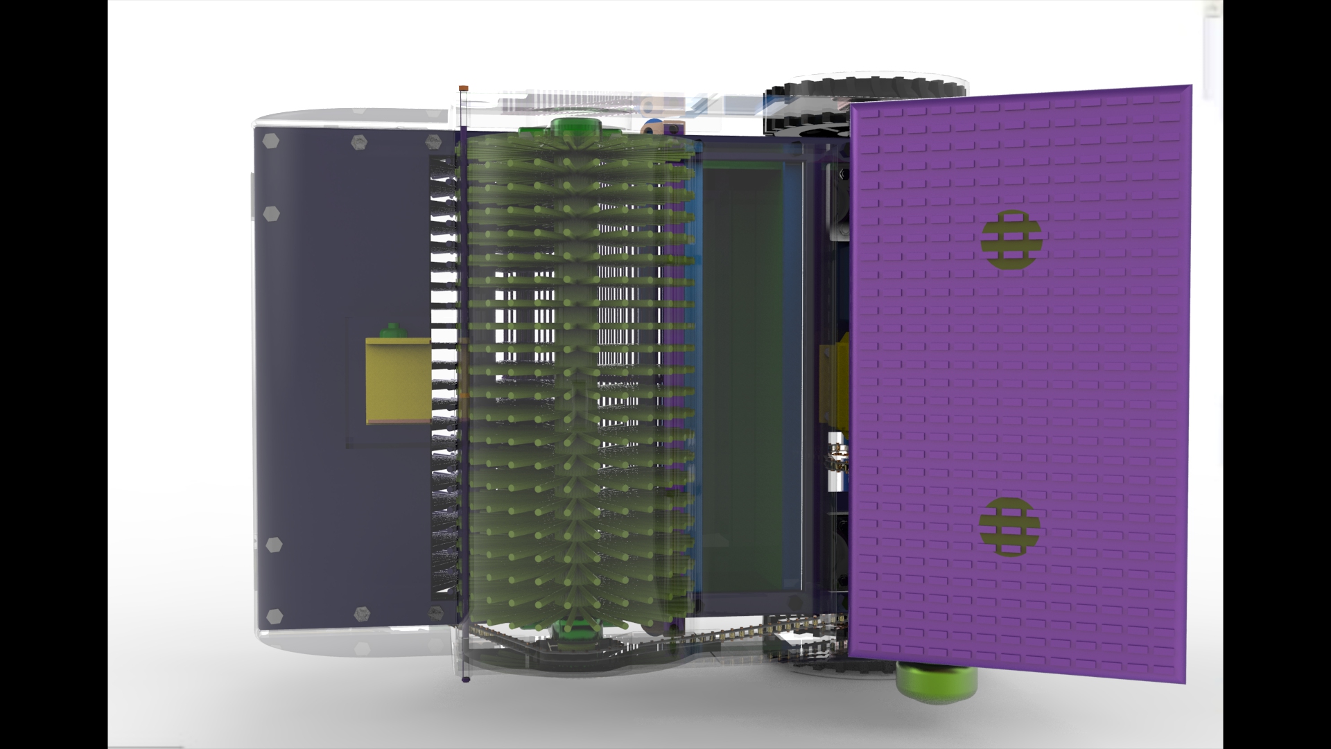 草坪垃圾自动清理回收机
